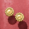 Ross-Simons Italian 18kt Yellow Gold Sunflower Earrings - 4 of 4