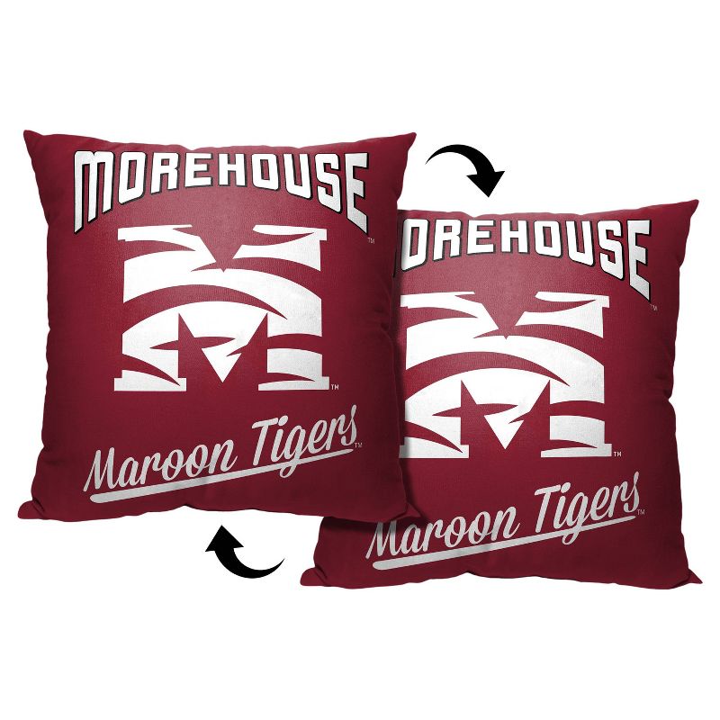18&#34; x 18&#34; NCAA Morehouse Maroon Tigers Alumni Pillow, 2 of 4