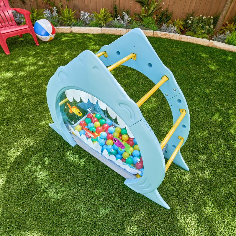 KidKraft Shark Escape Arched Outdoor Toddler Play Climber, 4 of 10