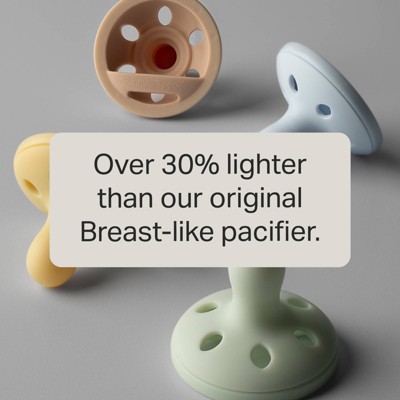 Tommee Tippee Breast Like Pacifier 6-18 Months - Pink & Blue - 4pk