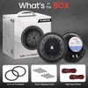 Pyle 5.25'' Dual Waterproof Marine Speakers (PLMR51B) - Full Range Stereo Sound, Black - 2 Pack - 2 of 4