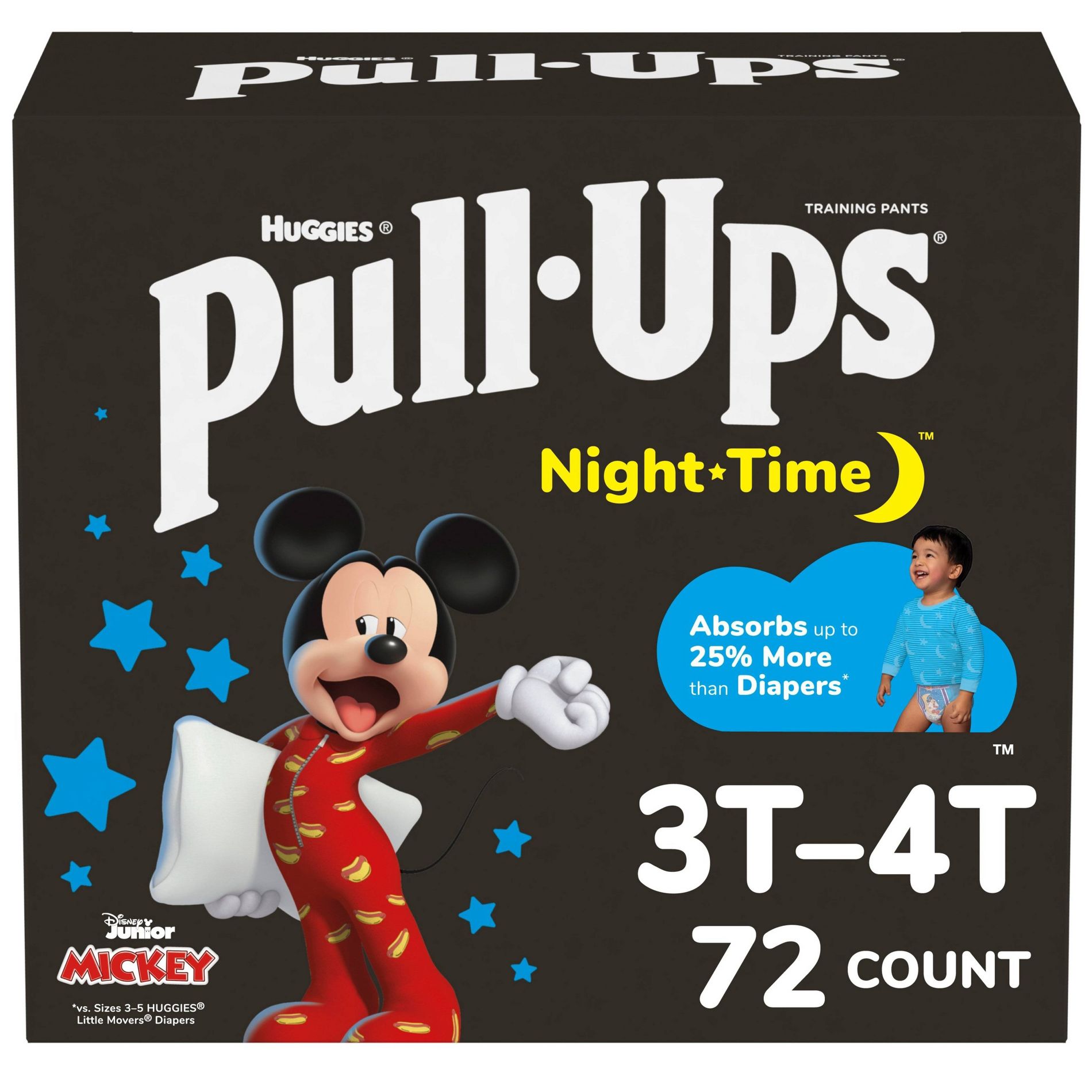 Pull-Ups Nighttime Training Pants 3T-4T - Boy - 72ct