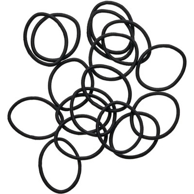 Goody Ouchless Elastic Hair Ties - Black - 4mm - 17ct - image 2