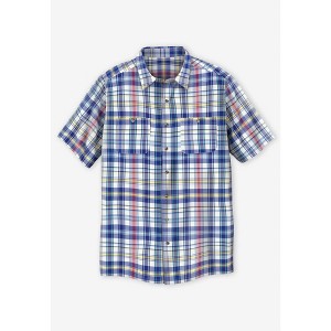 KingSize Men's Big & Tall Short-Sleeve Linen Shirt - 1 of 4