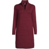 Lands' End Women's Cozy Lofty Quarter Zip Sweater Dress - 3 of 4