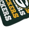 NFL Green Bay Packers Repeat Refresh Wordmark Flannel Fleece Throw Blanket - 3 of 3