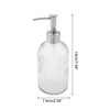 Unique Bargains Elegant Soap Pump Dispenser for Bathroom 13.52oz - 4 of 4