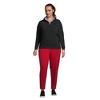 Lands' End Women's Plus Size Thermacheck 100 Fleece Quarter Zip Pullover Top - image 4 of 4