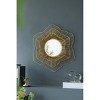 VYNXARIA Decorative Wall Mirrors - 27 Inch Starburst Metal Frame Round Mirror for Home Decor - 2 of 4