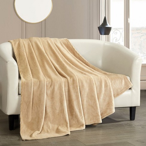 Chic Home Kaeden 1 Piece Throw Blanket, Brown : Target