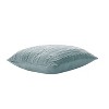 18"x18" Dublin Cable Knit Square Throw Pillow Blue - VCNY: Contemporary Decorative Accent, Indoor Use, Removable Cover - 3 of 4