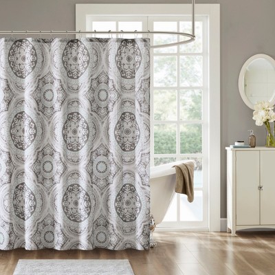 Von Cotton Printed Shower Curtain : Target