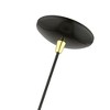 Livex Lighting Linz 1 - Light Pendant in  Shiny Black/Polished Brass - 2 of 4