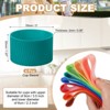 Unique Bargains Silicone Protective Heat Resistant Non Slip Coffee Cup Sleeve 4 Pcs - 2 of 4