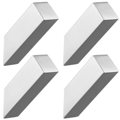 BWE Rectangle Bathroom Robe Hook and Towel Hook Knob in Stainless Steel