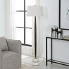 Uttermost Miraz Floor Lamp – 65.75"H Cast Iron Base with White Marble Foot & Brushed Brass Accents - 3 of 4