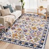 Washable Area Rug,Non-Slip Thin Low-Pile Carpet for Living Room, Bedroom, Dining, Kitchen & Playroom - 2 of 4