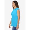Woman Within Plus Size Sleeveless Polo Tunic - 4 of 4