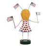 Lori Mitchell 6.5 Inch Fannie's Flags July 4Th Patriotic Flags Figurines - 2 of 3