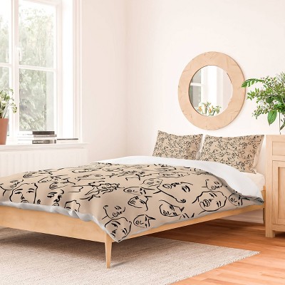 Deny Designs Alilscribble all my Girls Duvet and Sham Set
