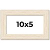 PosterPalooza | 10x5 Wide Barnwood Picture Frame, UV Acrylic, 6 Finishes - Grey, Brown, White, and Black - 2 of 4