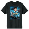 Harry Potter Men's Sleep Set With Navy Blue Short-Sleeve Tee and Charcoal Heather Drawstring Sleep Pants - 2 of 4