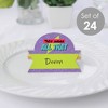 Big Dot of Happiness 90’s Throwback - 1990s Party Tent Buffet Card - Table Setting Name Place Cards - Set of 24 - 2 of 4
