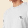 Dalix UFO Embroidered Cotton Classic Fit Long Sleeve Crewneck Tee Shirt Mens - 4 of 4