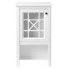 Alaterre Furniture 17"x29" Deluxe Bath Storage Hutch White - 2 of 4