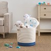 Cotton Round Laundry and Storage Basket - M - 2 of 4
