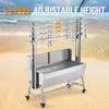 Stainless Steel Electric Rotisserie Grill - 132LB Capacity for Whole Pig & Lamb, Charcoal Spit Roaster - 4 of 4