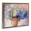 Stupell Industries Purple Hydrangea Painting Floating Frame Canvas Art - 2 of 4