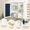 NicBex Wall Mounted Bathroom Storage Cabinet,Medicine Cabinet with Mirror,Wall Cabinet with Soft-Close Hinges,Over the Toilet Storage Cabinet - 4 of 4
