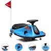 24V Kids Electric Drift Kart with 360° Spinning & Music - Dual Speed Modes, Parent Remote Control & Safety Frame for Ages 3-8 - 4 of 4