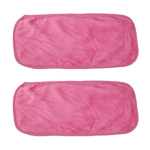 Unique Bargains Reusable Washable Makeup Removal Cleaning Cloth 16''x8'' 2pcs - 1 of 4