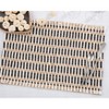 Saro Lifestyle Textured Weave Placemat (Set of 4), 14"x20", Black - 4 of 4