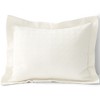 Basketweave Cotton Matelasse Pillow Sham - image 2 of 4