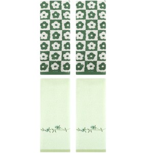 REGALWOVEN 4 Pcs Cotton Soft Absorbent Decorative Bathroom Hand Towel - 1 of 4
