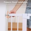 GOTGELIF Baby Safety Gate 36" Extra Tall 29.5-43.3" Wide Auto Close Pressure Mount Pet Gate - 4 of 4