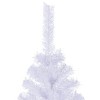 vidaXL 7 ft Artificial Christmas Tree with Steel Stand - Indoor Use Only - PVC Material - 910 Branches - Snow-Covered Look - White - 3 of 4