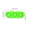 Unique Bargains Silicone Flexible Reusable 3-Cavity Ice Cube Trays 2 Pcs - 2 of 4