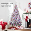 Best Choice Products Pre-Lit Holiday Christmas Pine Tree w/ Flocked Branches, Warm-White & Multicolored Lights - 3 of 4