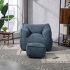 CAVINAS Bean Bag Chair Lazy Sofa/Footstool Durable Comfort Lounger High Back Bean Bag Chair Couch for Adults and Kids - 2 of 4