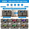 6-Drawer Rattan Dresser with LED Light & Charging Station, Modern Double Chest for Bedroom, Closet, Nursery, or Living Room - 4 of 4