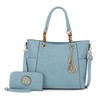 MKF Collection Merlina Embossed pockets Vegan Leather Women’s Tote Bag with Wallet by Mia K - 2 of 4