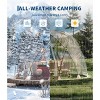 6/10/12 ft Outdoor All Weather Pop Up Tent, Instant Tent Shelter, Rainproof Camping Sun Shelter for Patio, Backyard, Deck - 4 of 4