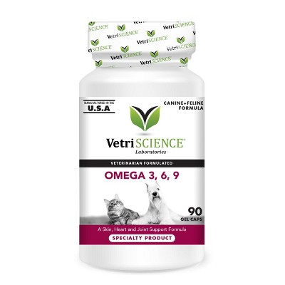 Vetriscience Laboratories Omega 3,6,9 System Health Dog & Cat SoftGels, 90 ct