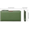 FATMOON Women’s Wallet - RFID Blocking Large Capacity PU Leather Purse  with Zipper Pocket, Card Slots for Everyday Use, Travel & Business - 3 of 4