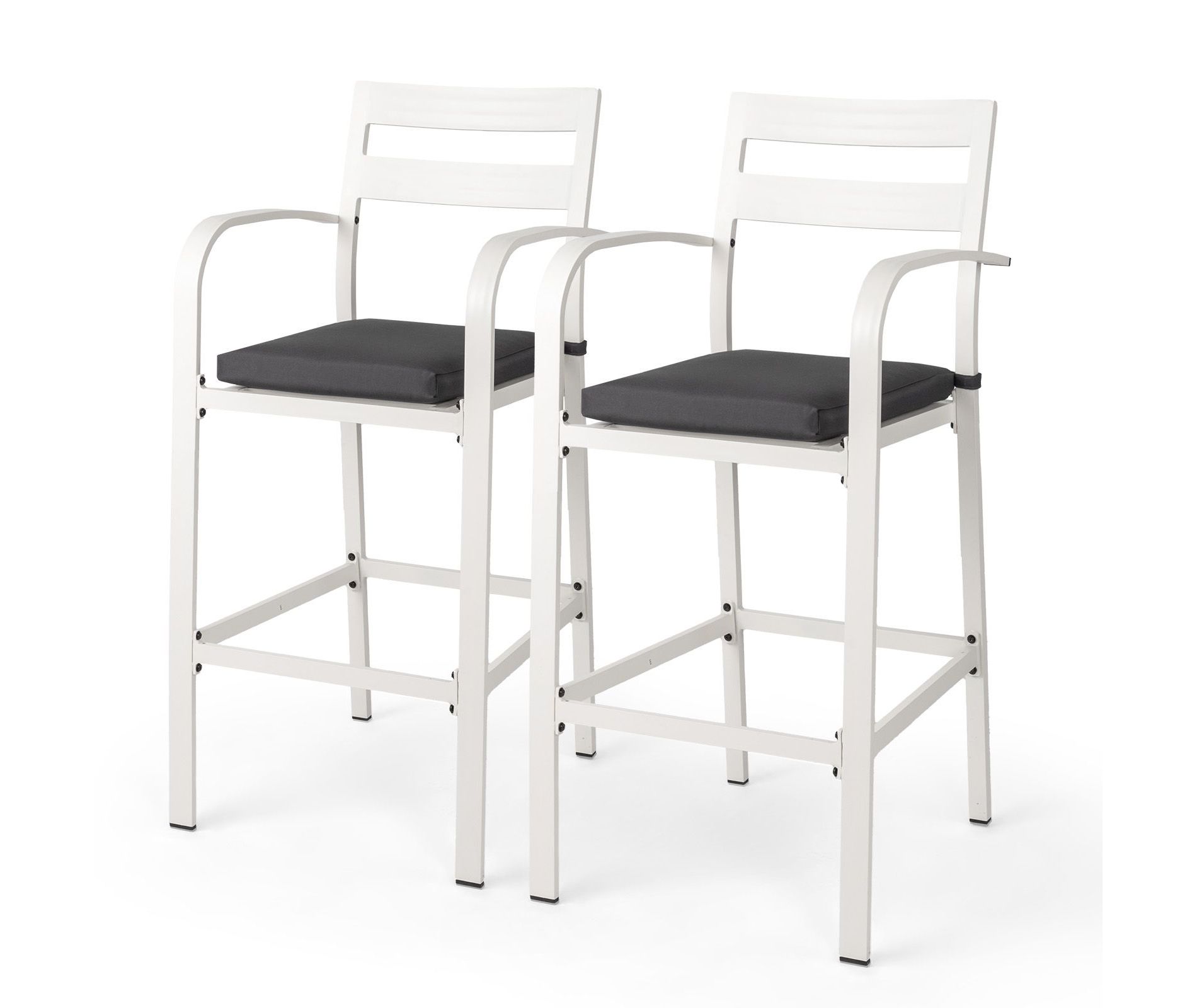 Karl Home | Metal Outdoor Bar Stools Set of 2