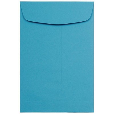 JAM Paper 50pk 6 x 9 Open End Catalog Envelopes - Blue